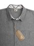 Kariert Patchwork Kurzarm Lässig Bluse