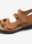 Retro Stickerei Haken und Schleife Bequem Sohle Flach Pantolette