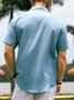 Kokosnussbaum Kurzarm Urlaub Bluse