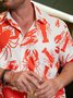 HUMMER Brusttasche Kurzarm Hawaiische Bluse