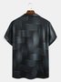 Lässig Kunst Sammlung Farbverlauf Geometrisch Streifen Muster Revers Kurzarm Polo Print Oberteile