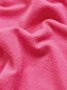 Unifarben Langarm V-Ausschnitt Casua T-Shirt