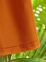 Langarm Lässig Print V-Ausschnitt Shirts & Blusen&Shirts