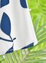 Baumwollmischung Langarm Lässig V-Ausschnitt Shirts & Blusen&Shirts
