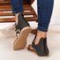 Damen Retro Sandale mit Zebra Print