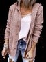 Retro Lässige Strickjacke mit Taschen