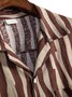 Herren Print Gestreift Shirts