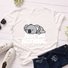Rundhals Baumwolle Lässig Shirts & Blusen&Shirts