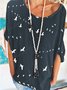 Langarm Lässige Blusen & Shirts mit Print