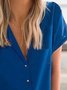 Lässig Revers Shirts & Blusen&Shirts