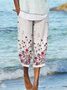Lässig Print Hosen