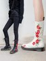 Lässige Reißverschluss Stiefeletten