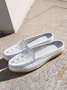 Leder Hohl Mules & Schuhen