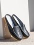 Leder Hohl Mules & Schuhen