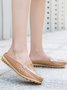 Leder Hohl Mules & Schuhen