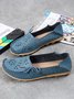 Lässige Rindsleder Schuhe