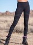 Lässig Große Größen Print Leggings