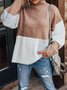 Langarm Einfach & Basic Unifarben Pullover