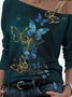 Schmetterling Regelmäßig Passende T-Shirt für Urlaub