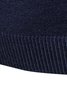 Herren Unifarben Warm Pullover Base Tanktop