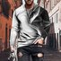 Athleisure Abstrakt Batik Digital Print Pullover T-Shirt