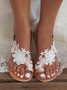 Damen Romantische Blume Sandale für Hochzeit