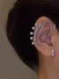 Zirkon Perle Diamant Ohr Manschetten