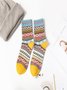 Damen Lässig Paisley Alle Jahreszeiten Baumwolle Wicking Täglich Bestseller Über das Unterschenkel Socken Regelmäßig Socken