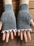 Damen Lässig Herbst Marine Leben Baumwolle Wicking Täglich Geflochten Halloween Regelmäßig Handschuhe