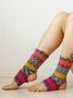 Damen Lässig Farbverlauf Frühling Hochelastisch Zuhause Standard Garn/Wolle Garn Knöchel Socken Regelmäßig Socken