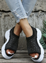 Unifarben Herbst Sport Atmungsaktiv Sport & Outdoor Rund Textil Standard EVA Sneakers für Damen
