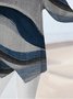 Lässig Abstrakt Herbst Polyester Nein Elastizität Täglich Bestseller A-Linien Regelmäßig Größe Blusen & Shirts für Damen
