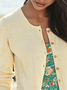 Damen Lässig Unifarben Herbst Mikroelastizität Regelmäßige Passform Regelmäßig H-Linie Regelmäßig Regelmäßig Größe Pullover Mantel