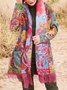 Retro Nachahmung Kaschmir Strickjacke