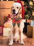 Weihnachten Kariert Schneeflocke Muster Haustier Halsbänder Katzen Hunde Urlaub Dekorationen