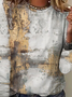 Abstrakt Jersey Weit T-Bluse