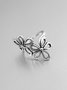 Böhmisch Retro Geblümt Cut-Out Öffnen Ring Strand Urlaub Ethnisch Schmuck