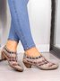 Retro Weben Inlay Block Pumps