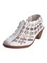 Retro Weben Inlay Block Pumps