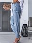 Denim Weit Lässig Jeans