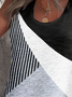 Geometrisch Print Lässig Jersey Tanktop Oberteile