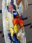 Weit Print Freizeithose
