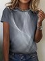 Geometrisch Print Lässig T-Shirt