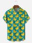 Enten Brusttasche Kurzarm Hawaiische Bluse