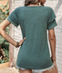Weit Lässig Jersey V-Ausschnitt T-Shirt