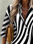 Lässig Geometrisch Bluse