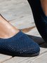Atmungsaktiv Ausgehöhlt Textil Lässig Flache Schuhe