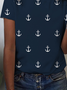 Lässig Anker Weit T-Shirt