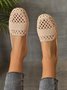 Damen Ausgehöhlt Wasserdicht Slip On Schuhe