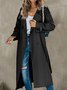 Urban Unifarben Trenchcoat Mit Nein